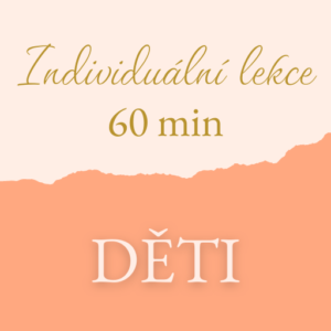 Individuální lekce děti