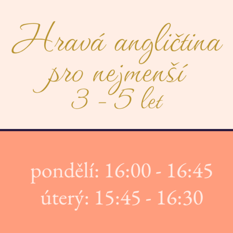 Hravá angličtina pro nejmenší 3 - 5 let