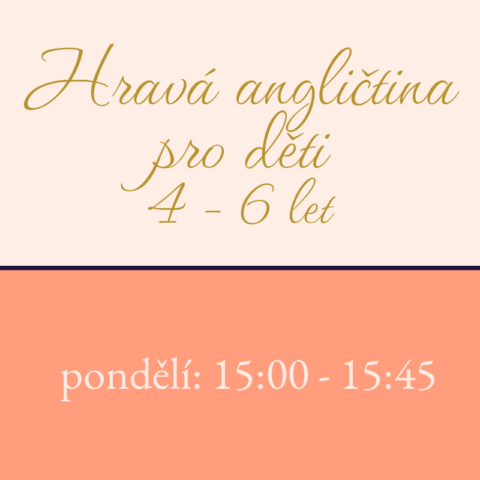 Hravá angličtina pro děti 4 - 6 let