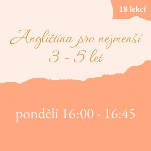 Hravá angličtina pro nejmenší 3 - 5 let